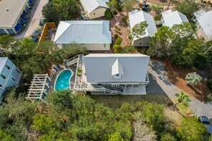 Exterior - Joanna House! Seagrove Beach Cottage, Private Pool, Spacious, close to Seaside. (Seagrove Beach)