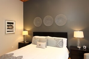 1 bedroom, iron/ironing board, internet, bed sheets