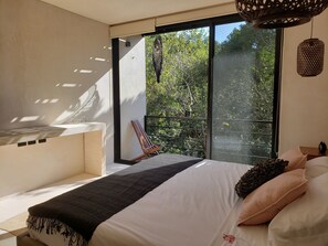 Comfort Apartment, 1 King Bed with Sofa bed, Garden View | In-room safe, blackout drapes, iron/ironing board, free WiFi - Tsunun (Tulum)