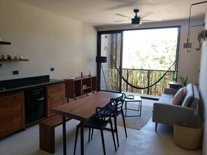 Comfort Apartment, 1 King Bed with Sofa bed, Garden View | In-room dining - Tsunun (Tulum)