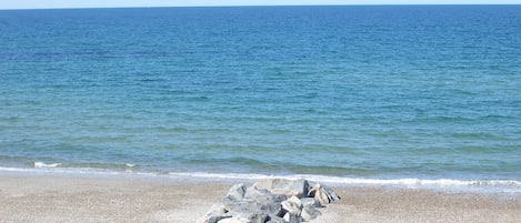 On the beach