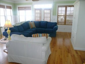 Living area - Beach Getaway for the Entire Family with Amazing Ocean Views! (Kure Beach)