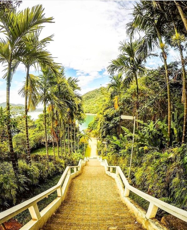 Property grounds - APTO NOVÍSSIMO ON THE BEACH GRANDE - AIR CONDITIONING (Praia Grande)