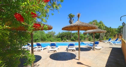 Can Palea, Wi-fi free, private pool, garden, 15 minutes from the beach Es Trenc