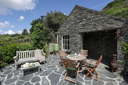 Lobster Pot, Portloe, views of the village and sea