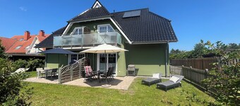Perlentaucher - terrace, barbecue, close to the Bodden, Baltic Sea 6km away, washing machine