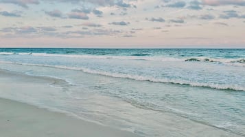 En la playa