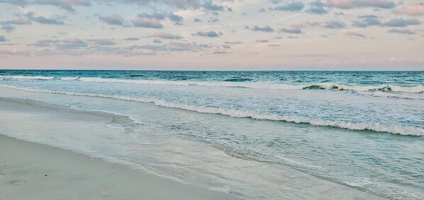 On the beach