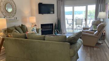 TV, books, video library