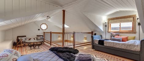 3 slaapkamers, een bureau, een strijkplank/strijkijzer, gratis wifi