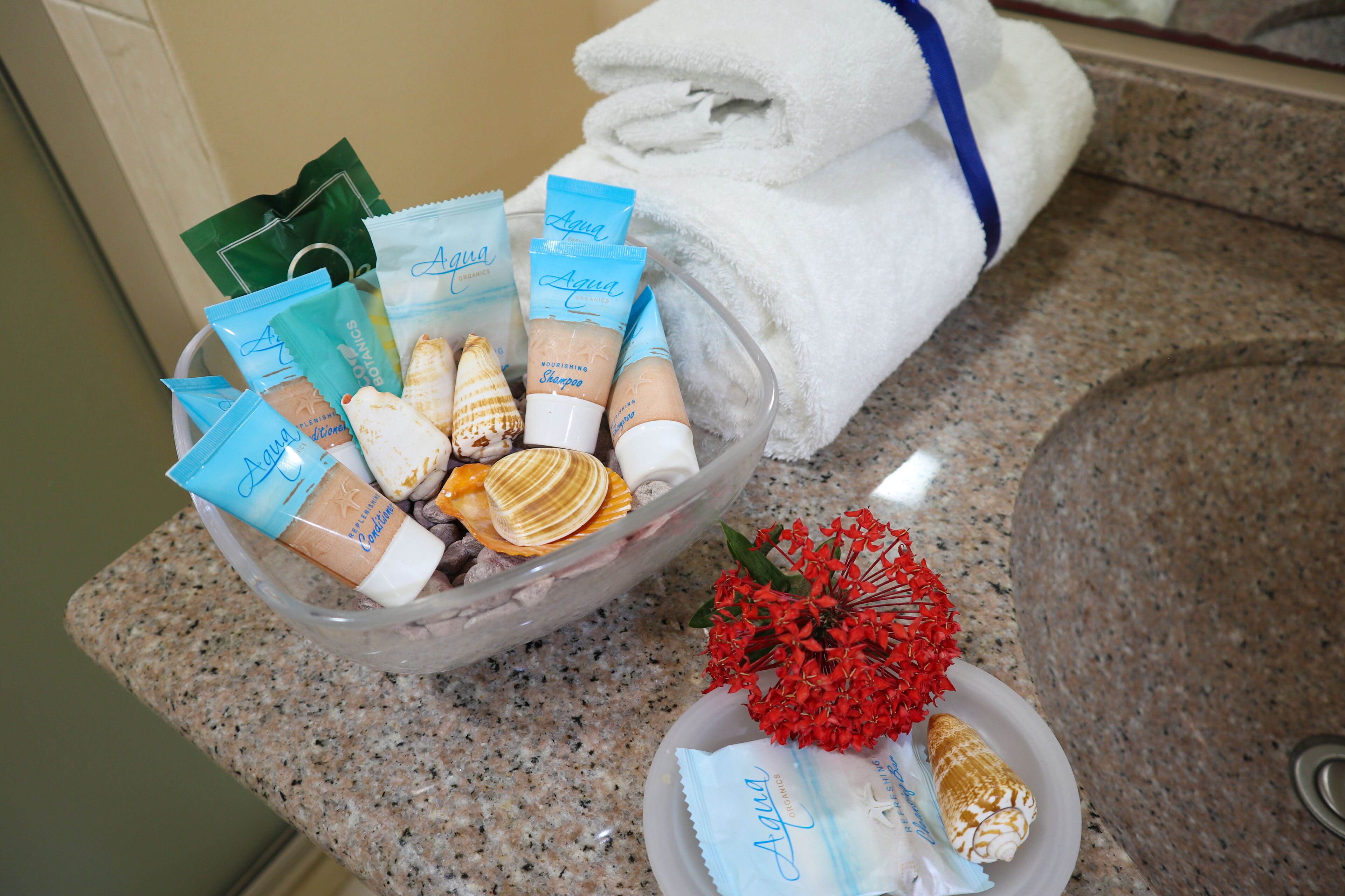 down duvets, select comfort beds, in-room safe, desk