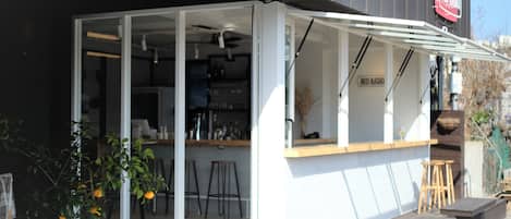 Façade de l’hébergement