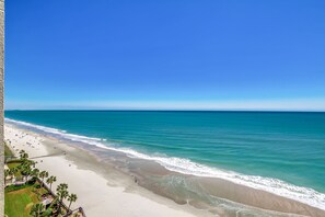 En la playa