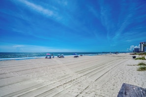 On the beach