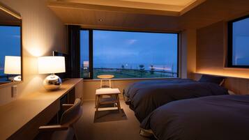 高级双床房, 海景 | 1 多间卧室、客房内保险箱、免费 WiFi