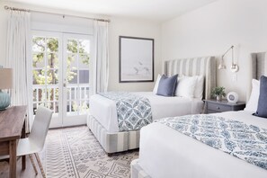 Chambre Double Deluxe, 2 lits doubles, cheminée (Upstairs) | Vue de la chambre