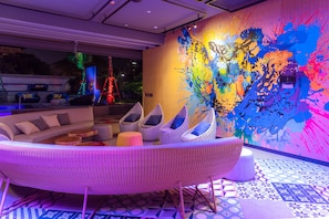 Lobby sitting area