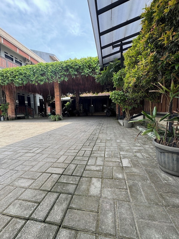 Overnatningsstedets facade