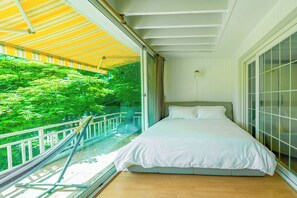 Casa familiar, varias camas | Vista del balcón