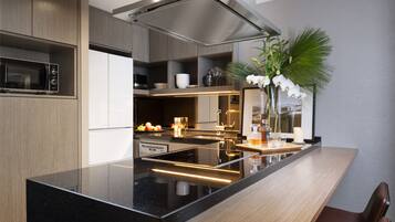 套房, 3 间卧室 | 私人厨房 | 洗碗机、茶具/咖啡用具、电热水壶、厨具/餐具