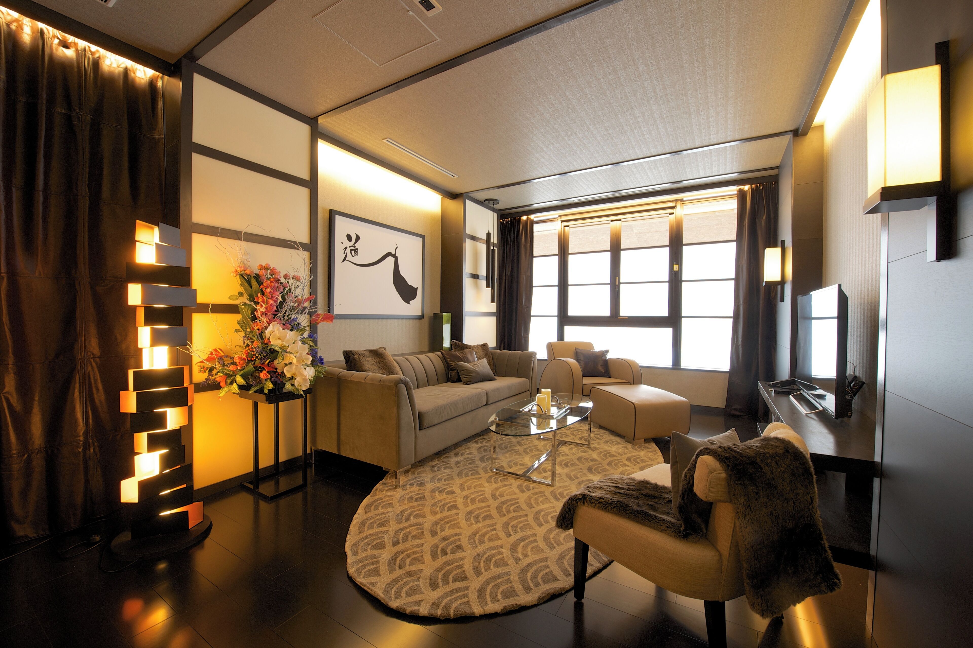 豪華客房, 3 間臥室 (Townhouse) | 客廳 | 平面電視