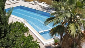 Standard Double or Twin Room, Pool View | View from room - Hostal Santi (Formentera)