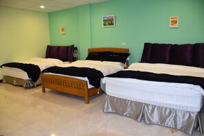 Desk, rollaway beds, free WiFi, bed sheets