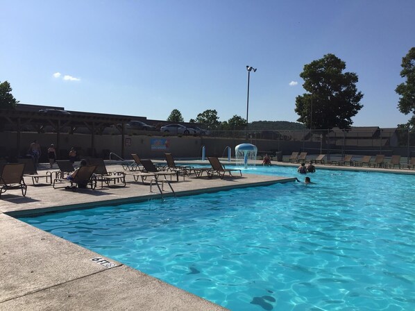 Indoor pool, outdoor pool