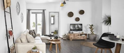 Suite Deluxe, vue mer | Coin séjour