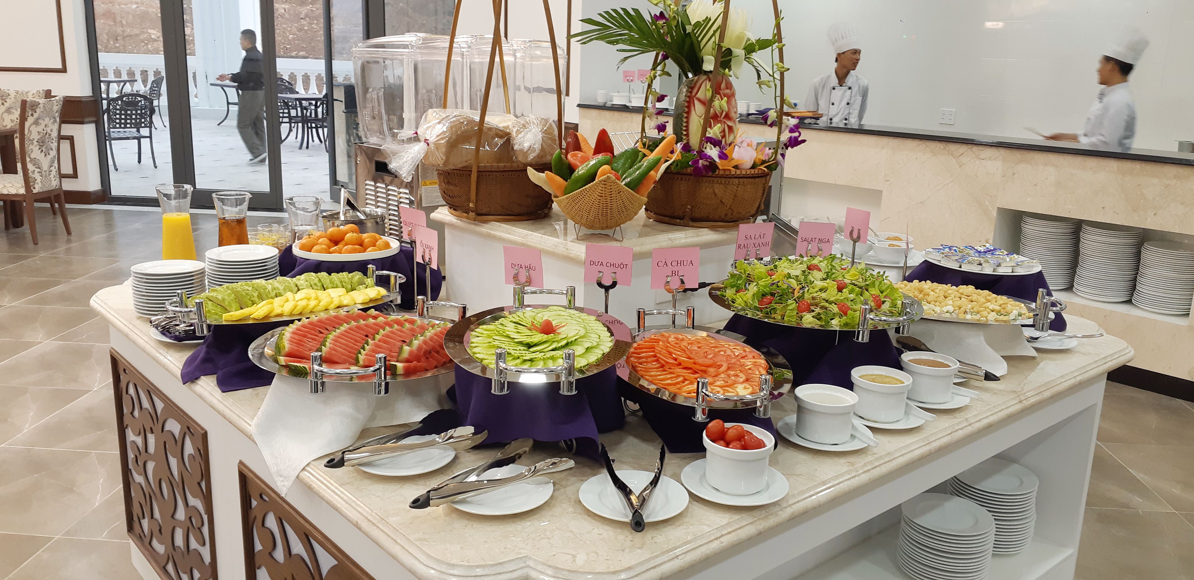 Breakfast buffet