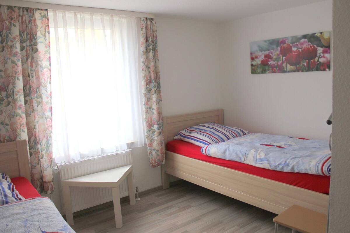 Blackout curtains, soundproofing, free WiFi, individually decorated