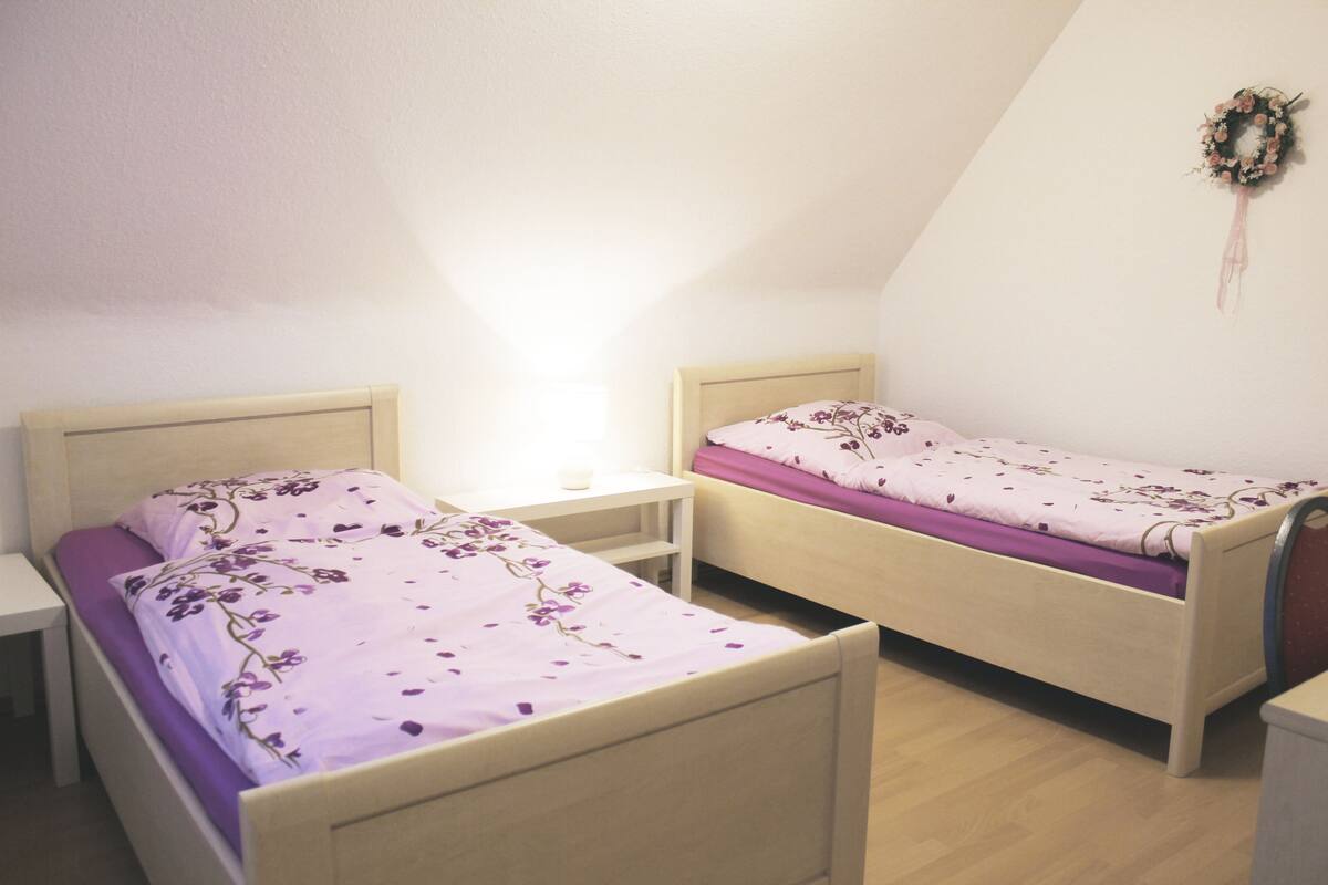 Blackout curtains, soundproofing, free WiFi, individually decorated