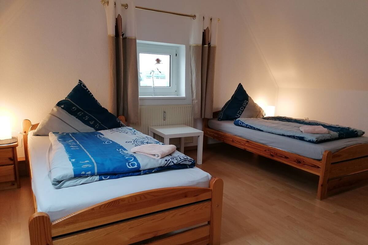 Blackout curtains, soundproofing, free WiFi, individually decorated