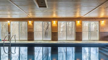 Indoor pool, a heated pool