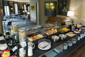 Morgenmadsbuffet hver dag mod et gebyr