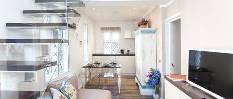 Apartment, 2 Bedrooms | Living area | Flat-screen TV