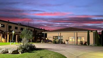 Voorkant van accommodatie