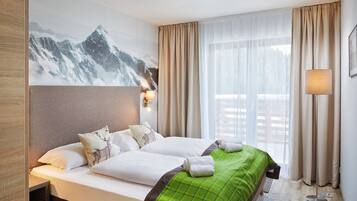 Familienapartment (incl. final cleaning on departure) | Individuell dekoriert, Babybetten, kostenloses WLAN, BettwÀsche