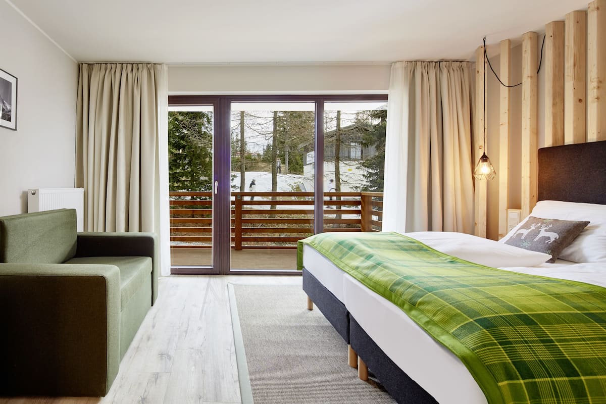 Superior-Apartment (incl. final cleaning on departure) | Individuell inredning, barnsÀngar, gratis wi-fi och sÀngklÀder