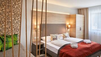 Familienapartment (incl. final cleaning on departure) | Individuell dekoriert, Babybetten, kostenloses WLAN, Bettwäsche