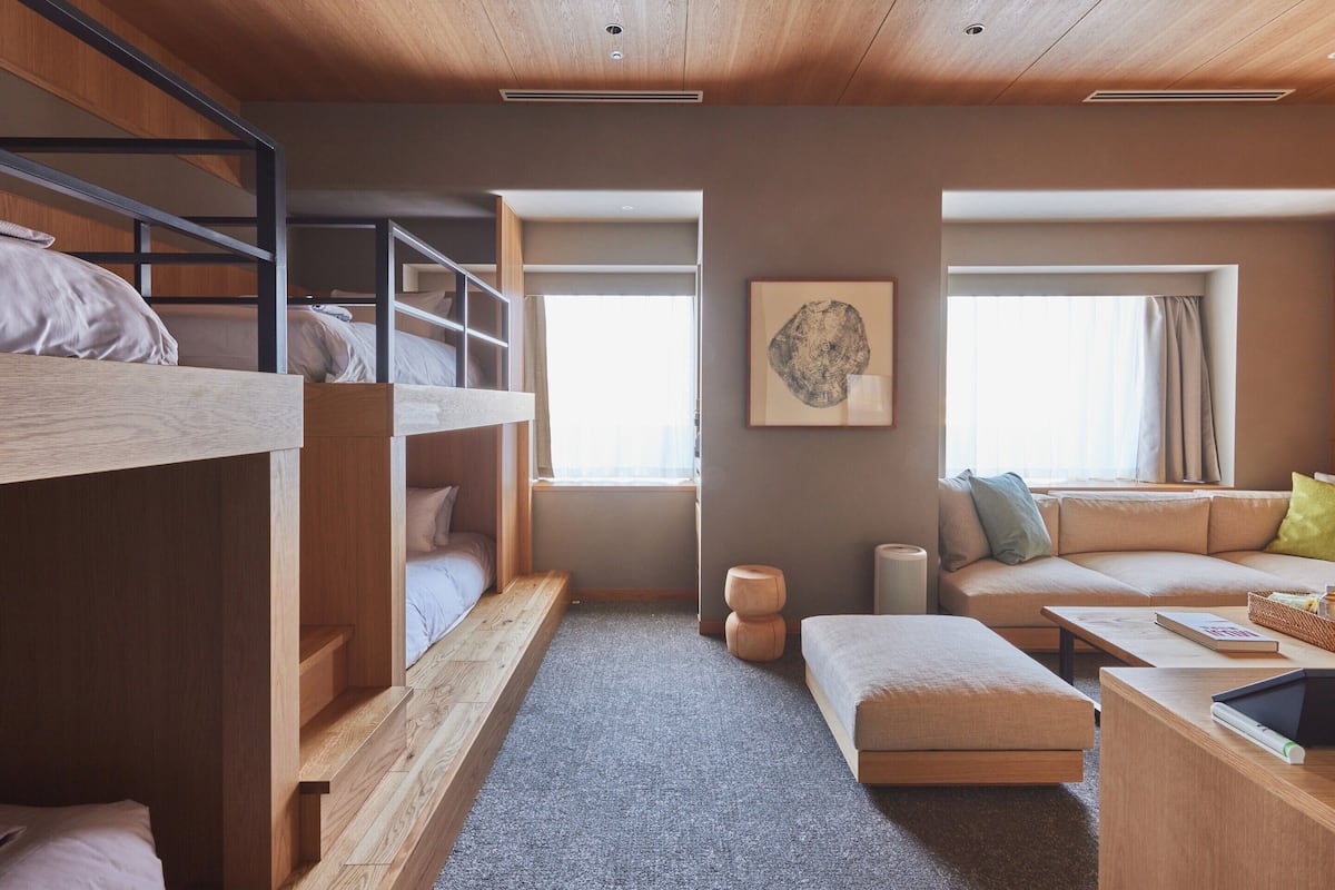 Kamer, niet-roken (MUJI ) (Type C) | 1 slaapkamer, een kluis op de kamer, verduisterende gordijnen
