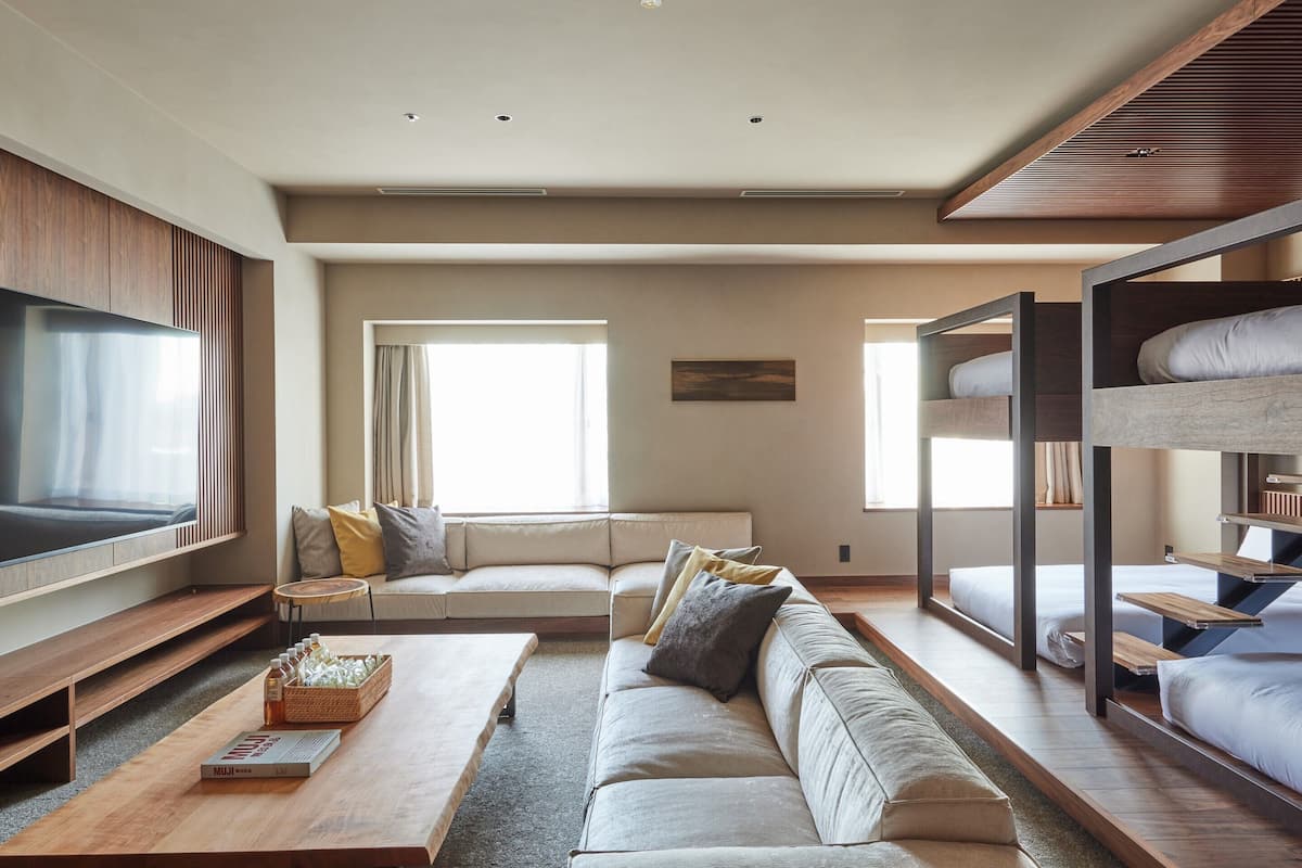 Kamer, niet-roken (MUJI ) (Type D) | 1 slaapkamer, een kluis op de kamer, verduisterende gordijnen