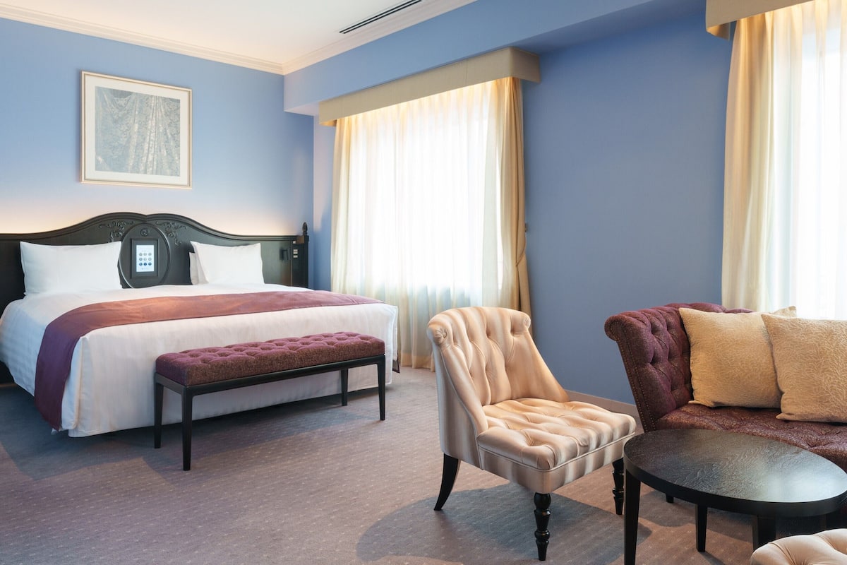 Lyxrum - icke-rökare (Grace) | Värdeförvaringsskåp på rummet, mörkläggningsgardiner och gratis wi-fi