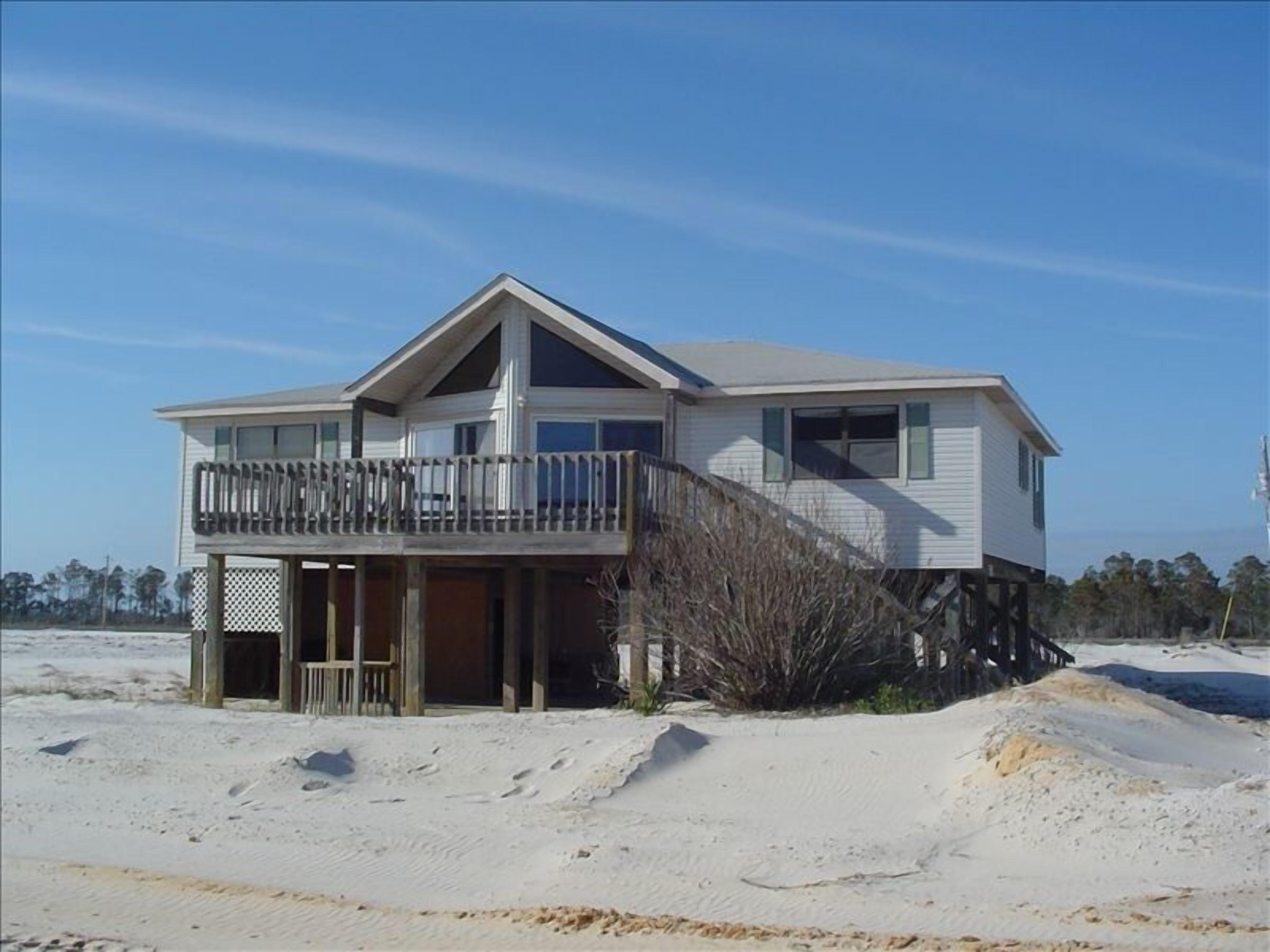 Beach View, 1 Min Walk to Beach, 4 Bedroom, Secluded, Fort Morgan, Big Greatroom