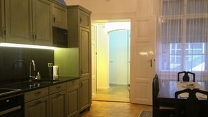 Private kitchen - Great  location in the heart of Prague luxurious apartement Sleeps 6+ baby crib  (Praha 1)