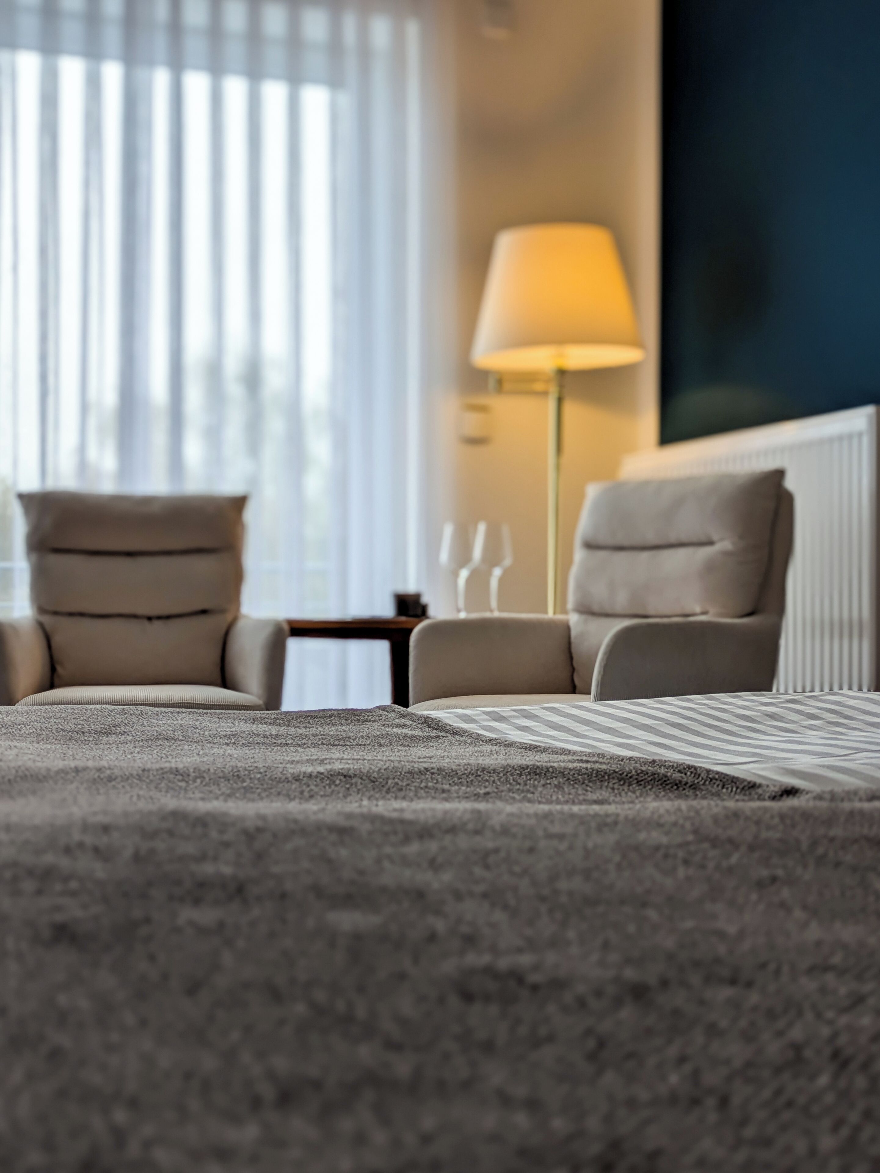 Tweepersoonskamer, balkon | Hypoallergeen beddengoed, een bureau, geluiddichte muren, gratis wifi