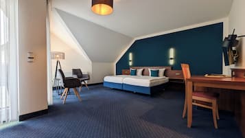 Doppelzimmer, Balkon | Allergikerbettwaren, Schreibtisch, schallisolierte Zimmer