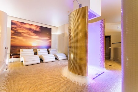 Salas para tratamentos a dois, tratamentos corporais. Hotel Court Wellness & Spa