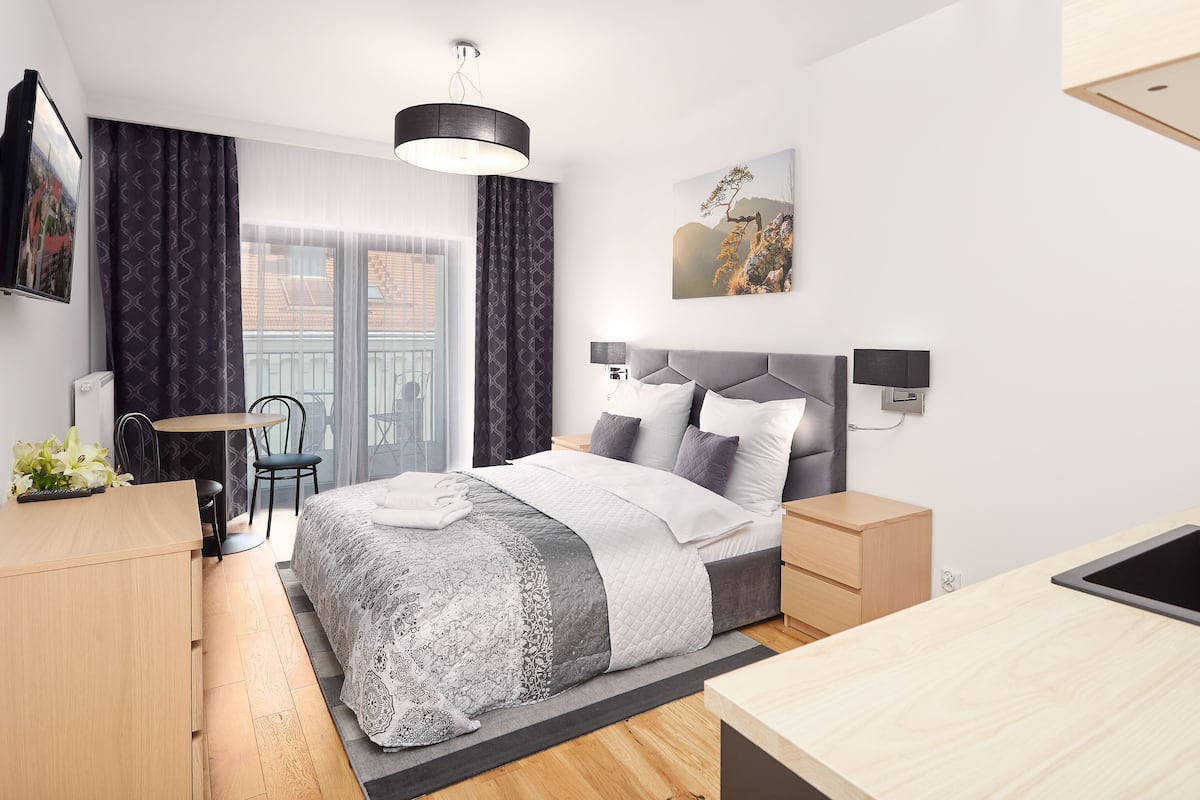 Apartament Grey | 1 bedroom, individually decorated, individually furnished