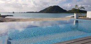 Outdoor pool, pool umbrellas, sun loungers - The Anchorage at Jolly Harbour (Jolly Harbour)